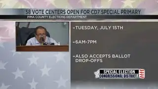 The 58 vote centers open for the Special Election for CD7