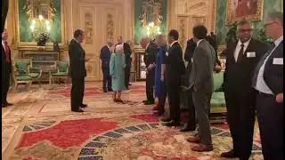 The british queen meets billionaires, tech entrepreneurs, and foreign dignitaries at Windsor Castle