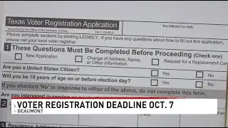 The deadline to register to vote is rapidly approaching!