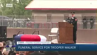 The Final Farewell for Fallen DPS Trooper Chad Walker