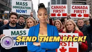 The Folks FLOOD Toronto Streets In A “STOP MASS IMMIGRATION” Canada First Rally
