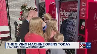 The Giving Machine opens in Franklin