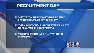 The Nettleton Fire Department is hosting a recruitment fair.