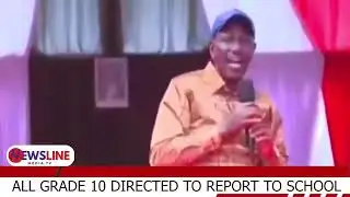 The order from president #ruto  to all learnrs.