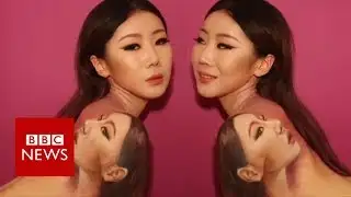 The painter whose skin is her canvas - BBC News