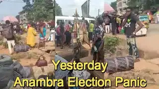 The Panic Of People Leaving Anambra State