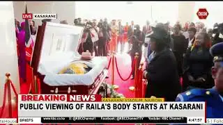 The Public viewing Raila