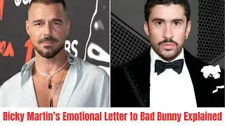 The REAL Reason Ricky Martin Wrote to Bad Bunny|#celebritynews
