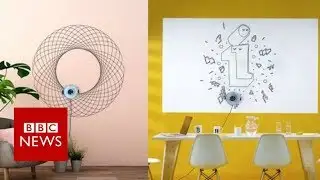 The robot that draws on walls - BBC News