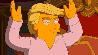 The Simpsons - Donald Trump transformation