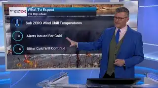 The snow is done but the cold is here