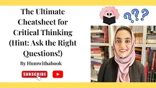 The Ultimate Cheatsheet For Critical Thinking