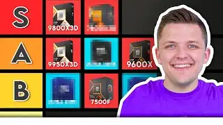 The ULTIMATE Gaming CPU Tier List 2025! 👀