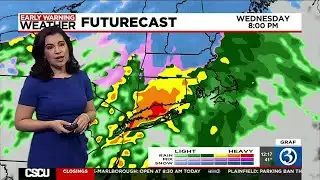 The weather update for Tuesday afternoon