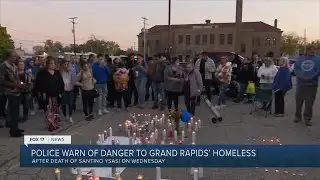 ‘There really could be an unhinged psychopath’: GRPD issues warning to unhoused community