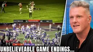 These 2 High School Football Plays Are Completely Insane... & Maybe Illegal? | Pat McAfee Show