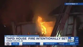 THFD: House Fire Intentionally Set