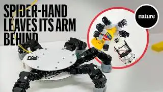 Thing-like robot hand crawls and picks up objects
