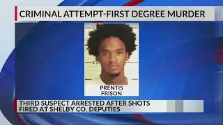 Third suspect arrested after shots fired at police