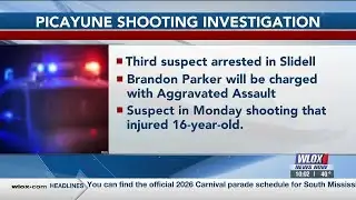 Third suspect in Picayune shooting investigation arrested