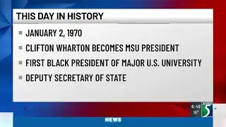 This Day in History: MSU named its first black president