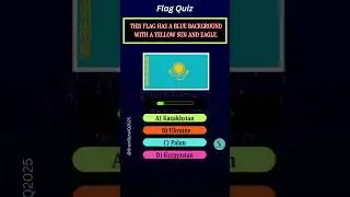 This flag has a blue background with a yellow sun and eagle | #BrainByteIQ #Shorts #Trivia #flagquiz