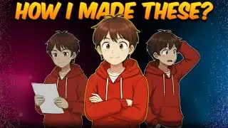 This Is How I Made These Anime Characters!👀