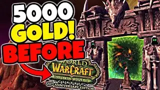 This is How You Make 5000 Goid BEFORE TBC Launches on Anniversary Servers!
