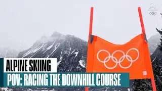 This is what racing the downhill course in Bormio looks like