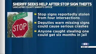 ‘This isn’t funny’: Stop signs stolen from four Lancaster County intersections