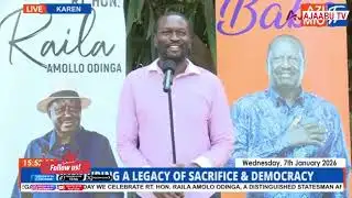 THIS MAN! SENATOR SIFUNA DROPS A BOMBSHELL INFRONT MAMA IDA ODINGA IN KAREN!