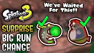 This Surprise Big Run Change is SO GOOD - Splatoon 3 News