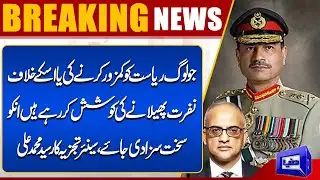 Those Who Spread Hatred Against State Should Be Severely Punished | Senior Analyst Syed M Ali