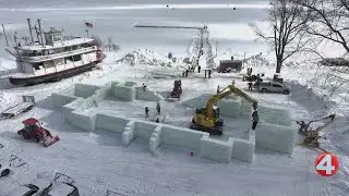 Thousands expected to visit Mayville Ice Castle