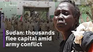 Thousands flee Sudan capital as gunfire erupts despite ceasefire