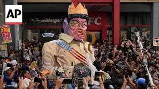 Thousands in Philippines protest corruption and demand return of stolen funds