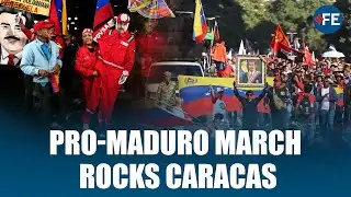 Thousands March In Caracas Demanding Release Of Maduro