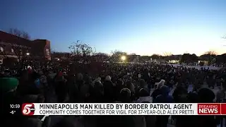 Thousands of Minnesotans honor Alex Pretti at several vigils