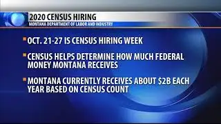 Thousands of workers in Montana needed for 2020 Census
