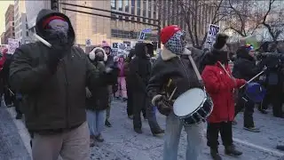 Thousands protest ICE in downtown Minneapolis
