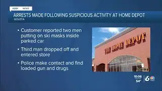 Three arrested after suspicious activity at Goleta Home Depot