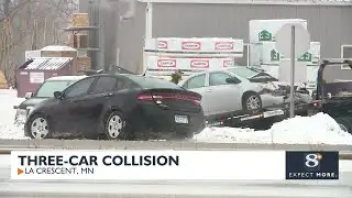 Three-car collision | La Crescent, MN