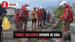 Three children drown in Sibu sewage pond
