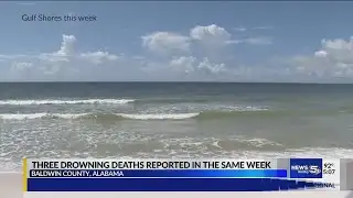 Three drowning deaths reported in the same week