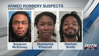 Three face charges following armed robbery in Edgecombe County
