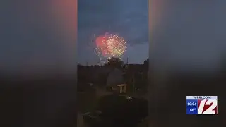 Thunderstorms cause confusion with fireworks displays