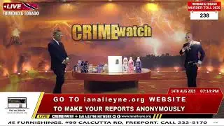 THURSDAY 14TH AUGUST 2025 - CRIME WATCH LIVE