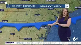 THURSDAY FORECAST: Sunny, breezy, and a bit cooler