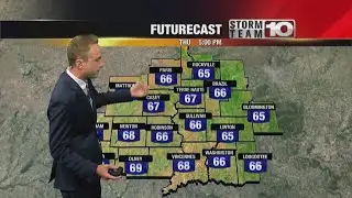 Thursday: Mostly sunny, cool and nice. High: 70