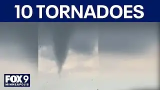 Thursday storms bring 10 reported tornadoes to Minnesota, Wisconsin